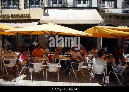 Ein Brasileira Pastelaria Baixa Altstadt, Lissabon. Stockfoto