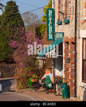 Alan Young Metzger Shop Llantwit Major Glamorgan Wales Stockfoto