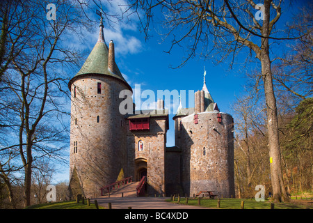 Castle Coch Tongwynlais Cardiff Wales Stockfoto