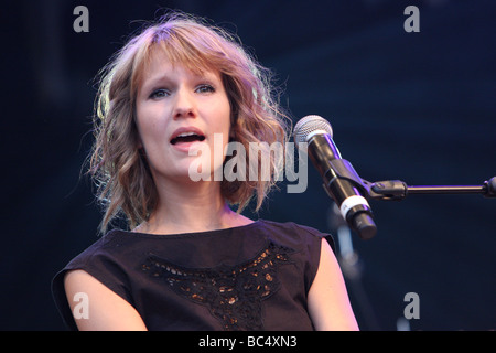 Morgane Imbeaud (Kokon) bei "Fete De La Musique" 2009, Frankreich - Gig von Ricard Live - Messe Stockfoto