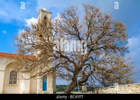 Alte orthodoxe Kirche im Stadtteil Limassol.Cyprus. Stockfoto