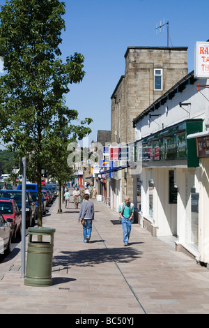 Glossop ist eine kleine Marktstadt innerhalb der Borough High Peak in Derbyshire, England. Stockfoto