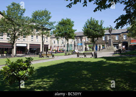 Glossop ist eine kleine Marktstadt innerhalb der Borough High Peak in Derbyshire, England. Stockfoto