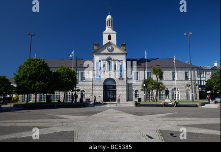 Newtownards Rathaus und Conway Quadrat Grafschaft unten Nordirland Vereinigtes Königreich das Rathaus war ursprünglich das Market house Stockfoto