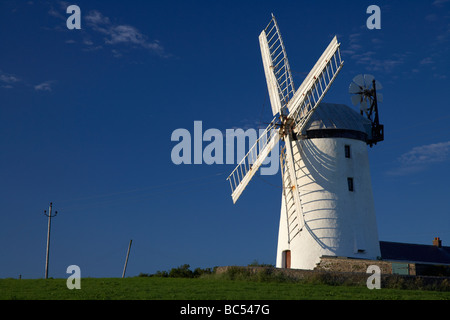 Ballycopeland Windmühle historisches Denkmal und touristische Attraktion Grafschaft, Nord-Irland Stockfoto