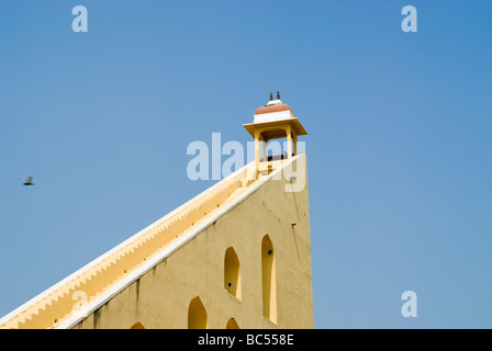 Jantar Mantar - Wahrzeichen architektonischen Konstruktion für astronomische Beobachtungen. Jaipur, Indien. Stockfoto