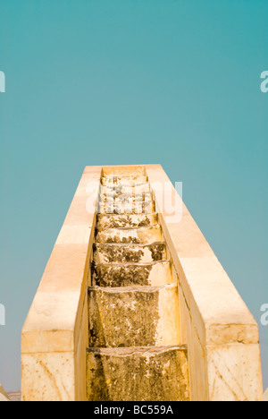 Jantar Mantar - Wahrzeichen architektonischen Konstruktion für astronomische Beobachtungen. Jaipur, Indien. Stockfoto