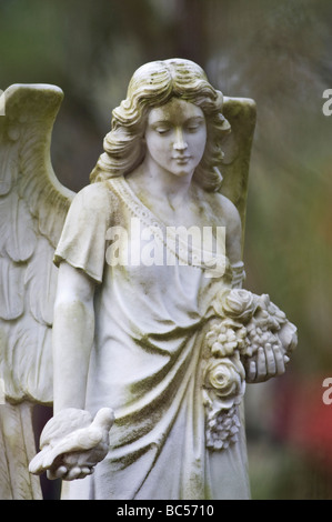 Statue eines Engels im Bonaventure Cemetery in Savannah, Georgia Stockfoto