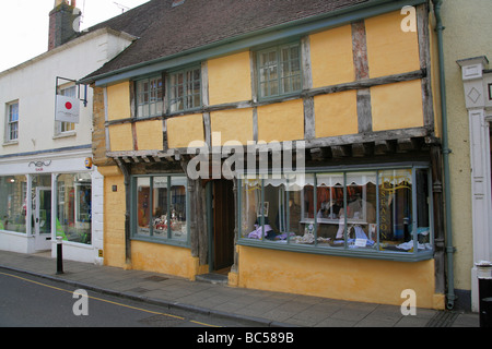 Das alte Schuhmacher-Haus auf billige Street, Sherborne, Dorset, England, UK Stockfoto