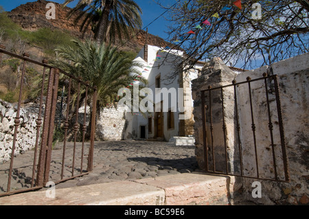 Historische Kirche Ciudad Velha Cidade Velha Santiago Cabo Verde Afrika Stockfoto