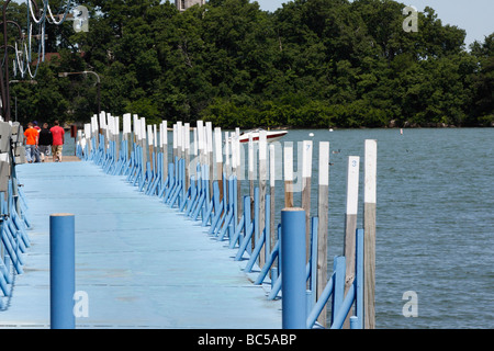 Lake Erie Island Put in Bay Ohio in den USA USA Alltag Lifestyle Blau Farbe Thema Hintergrundfotos Bilder Landschaftsfotografie Hi-res Stockfoto
