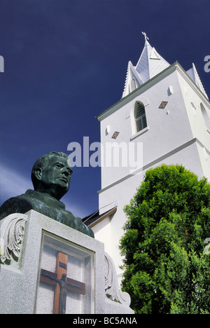 Rev Moczygemba Grab und unbefleckte Empfängnis der Jungfrau Maria Kirche in Panna Maria Texas USA Stockfoto