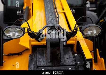 Nahaufnahmen von JCB Ausgrabung Maschinen Stockfoto