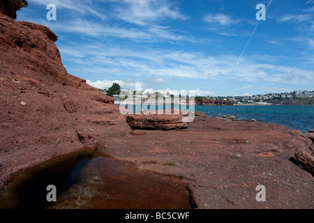 Englische Riviera Geopark Stockfoto