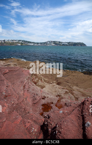 Englische Riviera Geopark Stockfoto