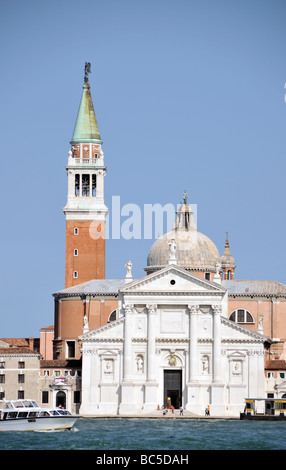 Die Kirche San Giorgio Maggiore und einem Campanile, Venedig, Italien Stockfoto