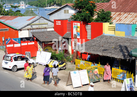 Port Vila Vanuatu Straße Stockfoto