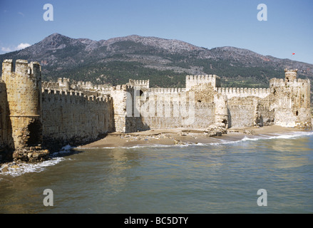 Mamure Kalesi Seljuk Burg Anamur Türkei 690412 015 Stockfoto