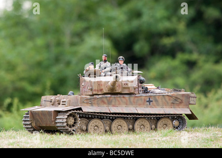 Radio-kontrollierte Tiger-Panzer Stockfoto