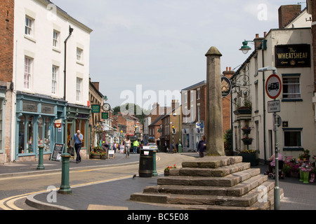 Cheadle ist eine kleine Stadt in der Nähe von Stoke-on-Trent, Staffordshire, England Stockfoto