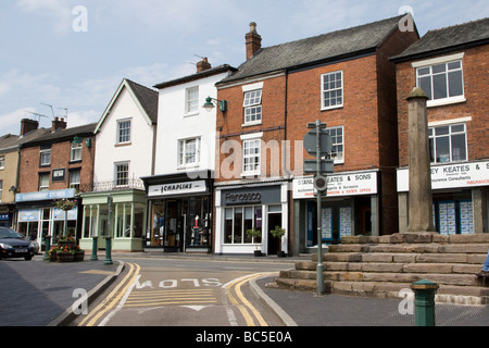 Cheadle ist eine kleine Stadt in der Nähe von Stoke-on-Trent, Staffordshire, England Stockfoto