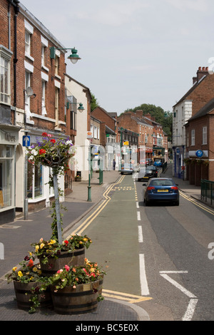 Cheadle ist eine kleine Stadt in der Nähe von Stoke-on-Trent, Staffordshire, England Stockfoto