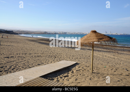 Playa Blanca in der Nähe von Puerto del Rosario, Kanarische Insel Fuerteventura, Spanien Stockfoto