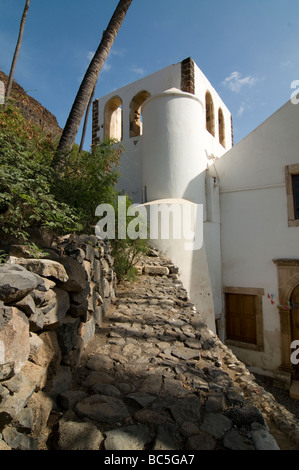 Historische Kirche Ciudad Velha Cidade Velha Santiago Cabo Verde Afrika Stockfoto