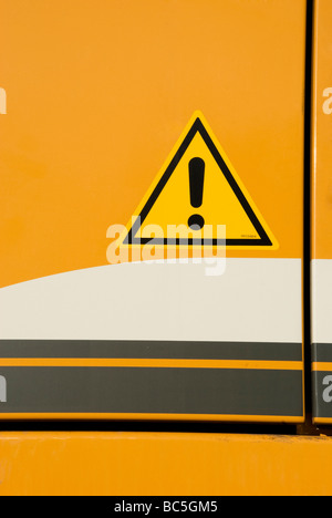 Warnschild Stockfoto