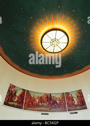 Interieur der Lobby des United States Post Office in South Beach Miami Stockfoto