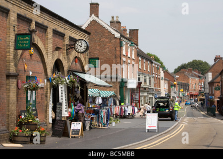 Cheadle ist eine kleine Stadt in der Nähe von Stoke-on-Trent, Staffordshire, England Stockfoto