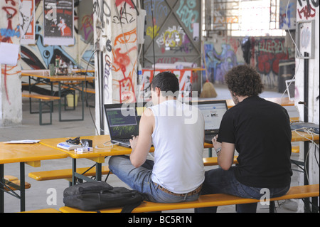 Hackmeet 2013 Hacker treffen Stockfoto