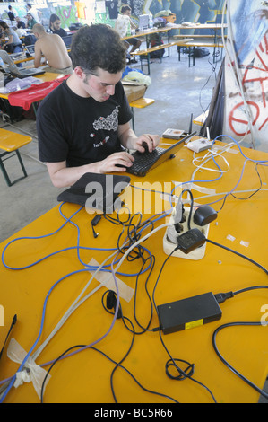 Hackmeet 2013 Hacker treffen Stockfoto