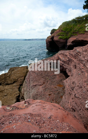 Englische Riviera Geopark Stockfoto