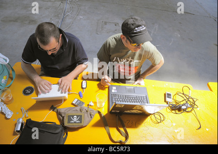 Hackmeet 2013 Hacker treffen Stockfoto