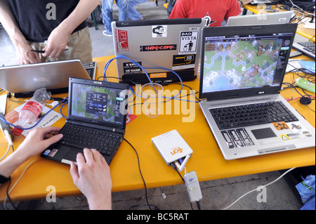 Hackmeet 2013 Hacker treffen Stockfoto