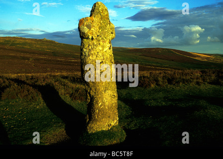 Bennetts Cross im Abendlicht. Stockfoto