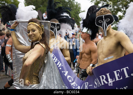 Christopher Street Day-Parade 2009, Berlin, Deutschland Stockfoto