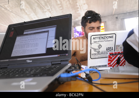 Hackmeet 2013 Hacker treffen Stockfoto