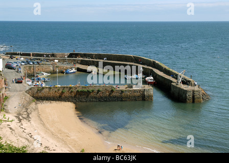 Der Küste auf den Firth of Forth in Crail, Fife. Stockfoto