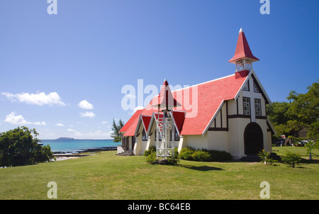 Mauritius-Insel-Kirche von Cap Malheureux Ile Maurice Eglise du Cap Malheureux Ile maurice Stockfoto