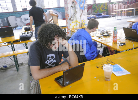 Hackmeet 2013 Hacker treffen Stockfoto