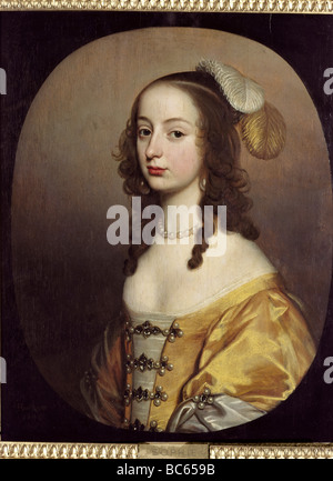 Sophia, 13.10.1630 - 8.4.1714, Kurfürstin Gefährtin von Hannover 28.12.1692 - 23.01.1698, Porträt, Malerei, circa 1650, Artist's Urheberrecht nicht gelöscht werden Stockfoto