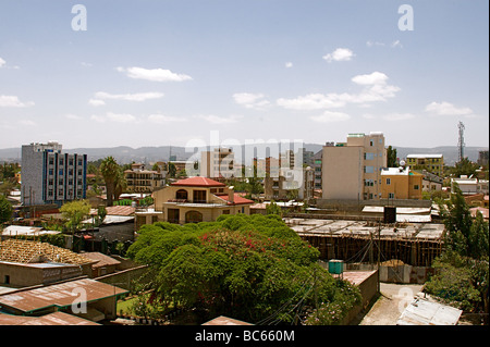 Szenen aus Addis Abeba in Äthiopien am Horn von Afrika Stockfoto