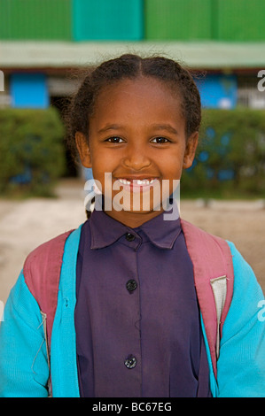 Schulkinder aus Addis Abeba in Äthiopien am Horn von Afrika Stockfoto