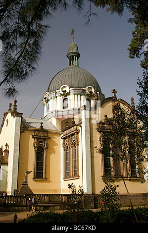 Kirche der Heiligen Dreifaltigkeit in Addis Abeba in Äthiopien am Horn von Afrika Stockfoto