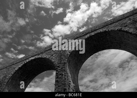 Hookshill-Viadukt, entworfen von Isambard Kingdon Brunel, Paignton, Torbay Stockfoto