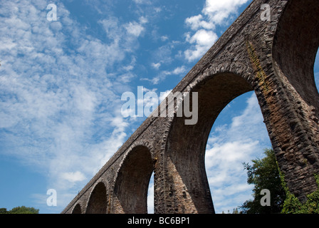 Hookshill-Viadukt, entworfen von Isambard Kingdon Brunel, Paignton, Torbay Stockfoto