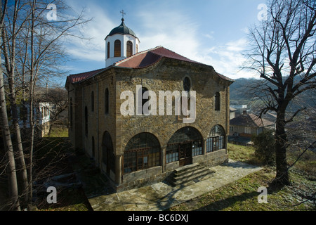 Stadt Dryanovo, Kirche St. Nikola, gebaut von Kolyo Fitcheto, bulgarischer berühmter Architekt und Baumeister aus der Zeit der bulgarischen Wiedergeburt. Stockfoto
