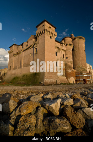 Castello Orsini, Orsini Burg Santa Severa, Latium, Italien Stockfoto